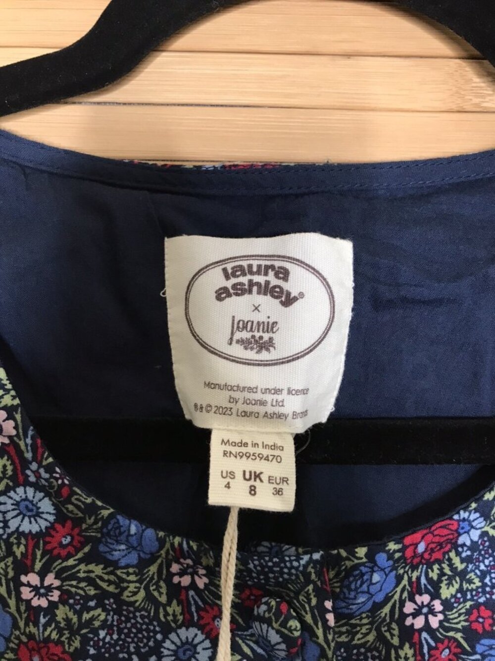 NWT retro Laura Ashley x Joanie Adult Romper sz 4 jumpsuit cottagecore Deryn - Picture 6 of 7